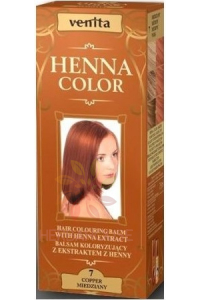 Obrázek pro Venita Henna Color přírodní barva na vlasy 7 - rezavě červená (75ml)