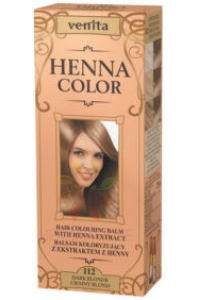 Obrázek pro Venita Henna Color přírodní barva na vlasy 112 - tmavá blond (75ml)