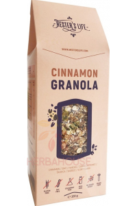 Obrázek pro Hester's Life Cinnamon Bezlepková škoricová granola bez pridaného cukru (320g)