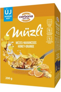 Obrázek pro Cerbona Honey-Orange Müsli med a pomeranč (200g)