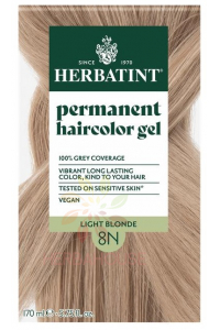 Obrázek pro Herbatint Přírodní permanentní barva na vlasy 8N - světlá blond (170ml)