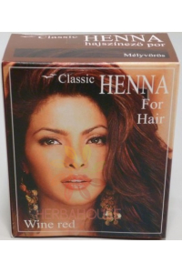 Obrázek pro Classic Henna barva na vlasy v prášku - vínová (100g)