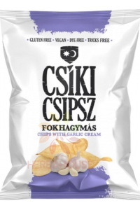 Obrázek pro Csíki Chips Bezlepkové bramborové chipsy česnekové (50g)