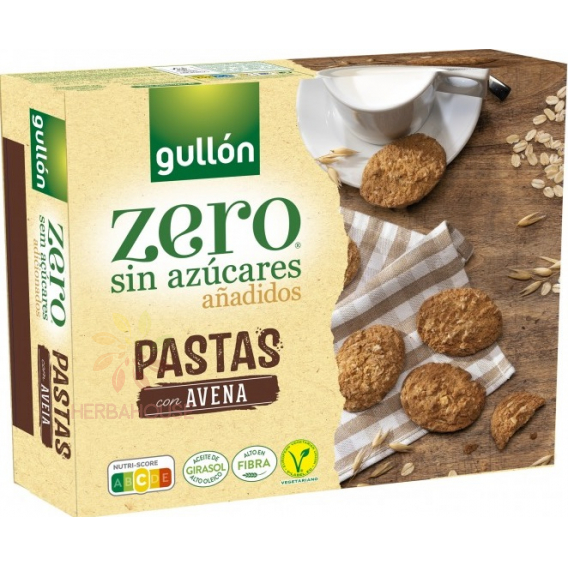 Obrázek pro Gullón Pastas Zero ovsené sušienky bez pridaného cukru so sladidlom (300g)
