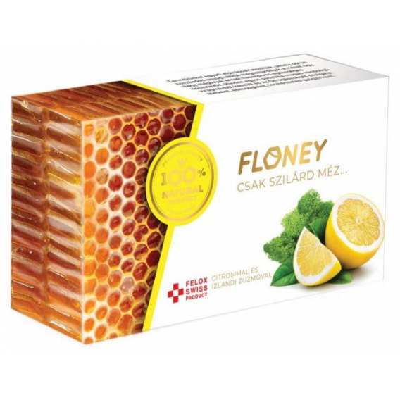 Obrázek pro Floney Medové pastilky s citronem a islandským lišejníkem (18ks)