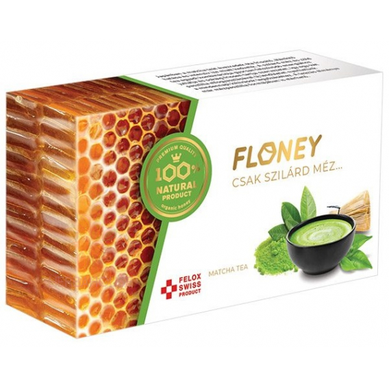 Obrázek pro Floney Medové pastilky s čajem matcha (18ks)