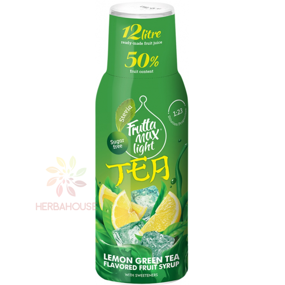 Obrázek pro Fruttamax Light sirup příchuť citrón a zelený čaj (500ml)