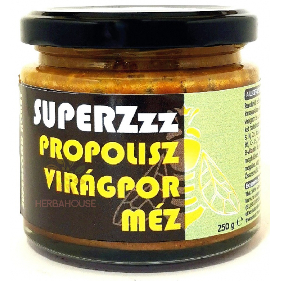 Obrázek pro SuperZzz Maďarský Med krémový propolis + pyl (250g)