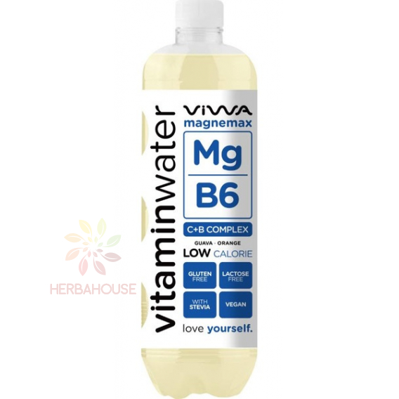 Obrázek pro Viwa Vitaminwater Magnemax nesýtený nápoj s príchuťou pomaranč a guava (600ml)