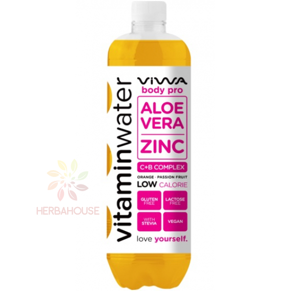 Obrázek pro Viwa Vitaminwater Body Pro nesycený nápoj s příchutí pomeranč a marakuja (600ml)