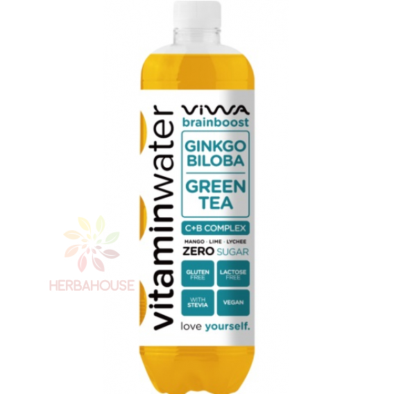 Obrázek pro Viwa Vitaminwater BrainBoost Zero nesycený nápoj s příchutí mango-limetka-liči (600ml)