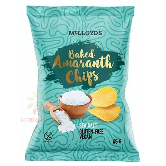 Obrázek pro McLloyd´s Bezlepkový amarantový chips mořská sůl (65g)