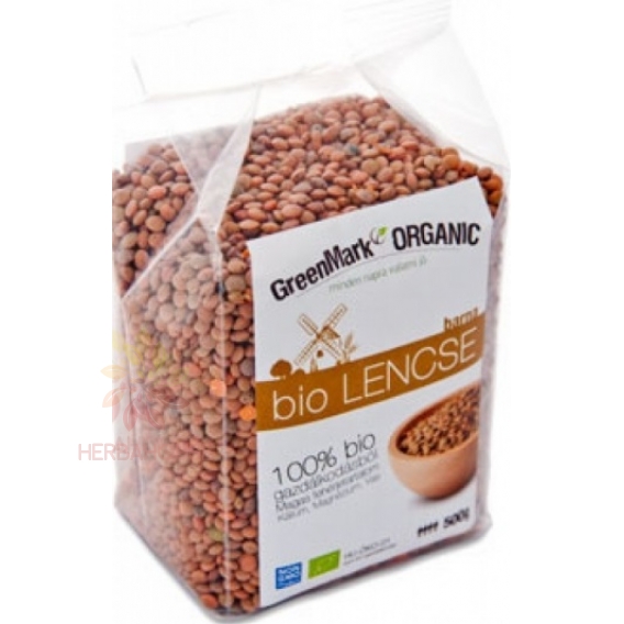 Obrázek pro GreenMark Organic Bio Čočka hnědá (500g)