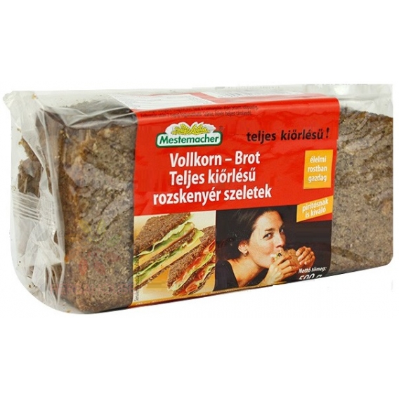 Obrázek pro Mestemacher Celozrnný žitný chléb (500g)
