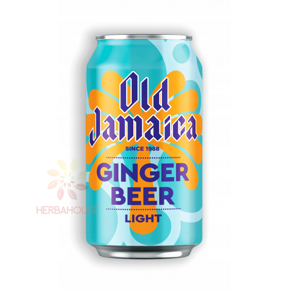 Obrázek pro Old Jamaica Sycený nízkokalorický nealkoholický nápoj s příchutí zázvorového piva se sladidlem (330ml)