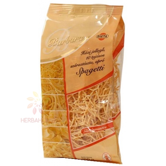 Obrázek pro Barbara Bezlepkové 10 vaječné těstoviny drobné špagety (200g)