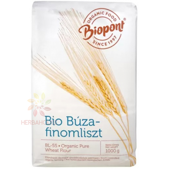 Obrázek pro Biopont Bio Pšeničná mouka hladká BL-55 (1000g)