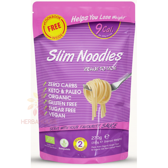 Obrázek pro Eat Water Bio Slim Noodles Konjac těstoviny vermicelli (270g)