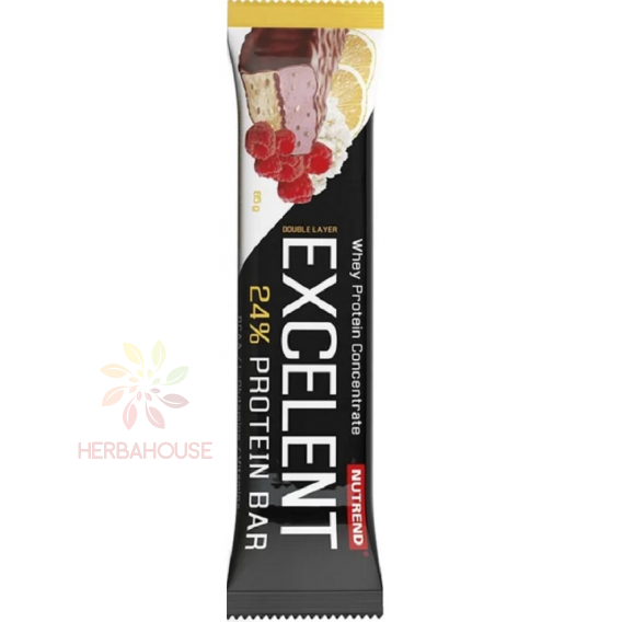 Obrázek pro Nutrend Excelent Bezlepková Proteinová tyčinka double čokoláda citron, tvaroh, malina a brusinka (85g)