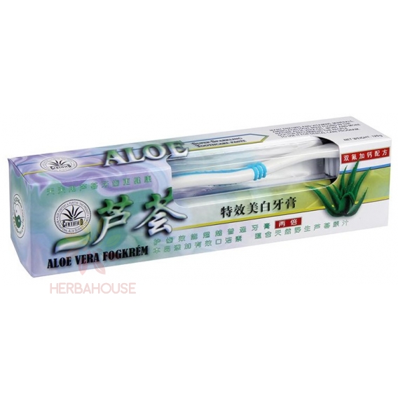 Obrázek pro Dr.Chen Aloe vera zubní pasta se zubním kartáčkem (120g)