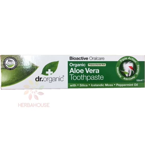 Obrázek pro Dr.Organic Zubní pasta s Aloe vera (100ml)