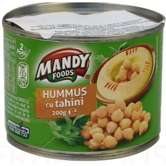 Obrázek pro Mandy Rostlinná paštika hummus s tahini (200g)