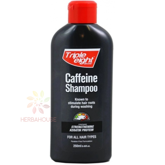 Obrázek pro Triple Eight Caffeine Kofeinový šampon pro stimulaci růstu vlasů (250ml)