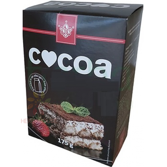 Obrázek pro Cocoa Bezlepkový nízkotučný Kakaový prášek s karobem (175g)