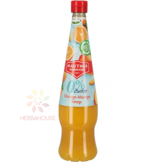 Obrázek pro Mautner Markhof Sirup s příchutí pomeranč a mango se sladidly (700ml)