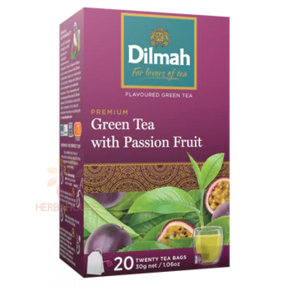 Obrázek pro Dilmah Zelený čaj s maracují (20ks)