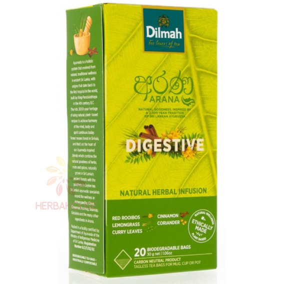 Obrázek pro Dilmah Arana Digestive bylinný čaj na trávení (20ks)