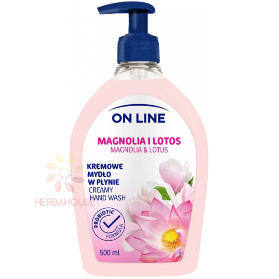 Obrázek pro On Line Tekuté mýdlo s dávkovačem Magnolie a lotus (500ml)