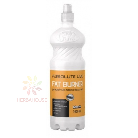 Obrázek pro Absolute Live Fat Burner nesycený nápoj bez cukru - Grapefruit a kokos (1000ml)