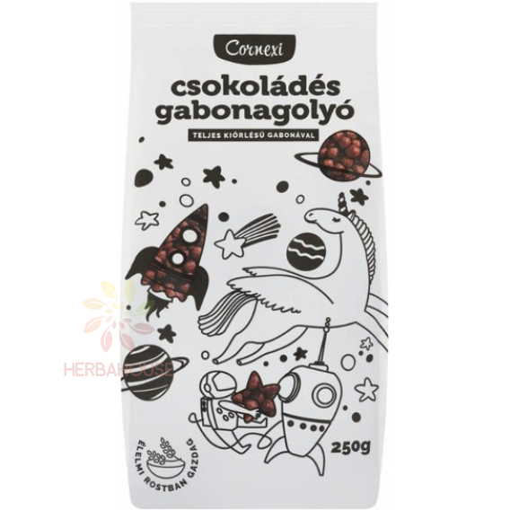 Obrázek pro Cornexi Celozrnné cereální kuličky čokoládové (250g)