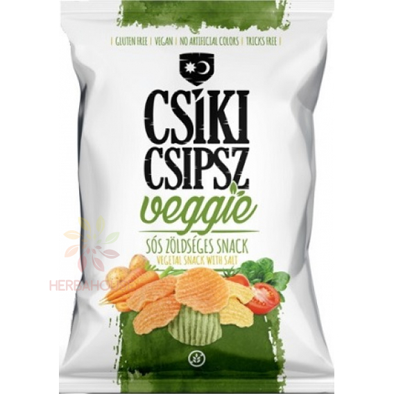 Obrázek pro Csíki Chips Bezlepkový Veggie snack - slané zeleninové chipsy (40g)