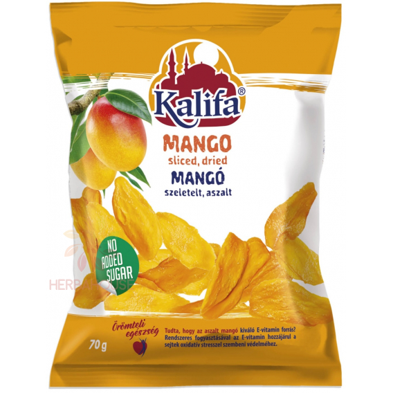 Obrázek pro Kalifa Krájené, sušené mango bez přidaného cukru (70g)