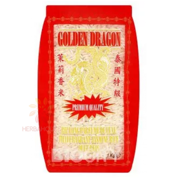 Obrázek pro Golden Dragon Jasmínová rýže bílá - prémiová kvalita (1000g)