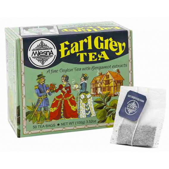 Obrázek pro Mlesna Earl Grey Černý čaj s bergamotovým extraktem porcovaný (50ks)