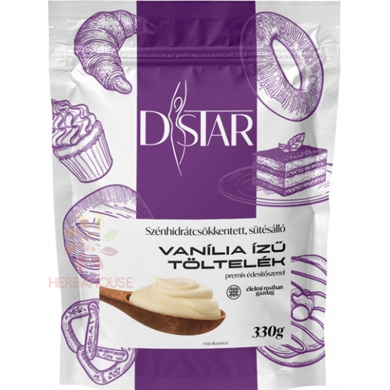 Obrázek pro D-Star Náplň s vanilkovou příchutí se sníženým obsahem sacharidů (330g)