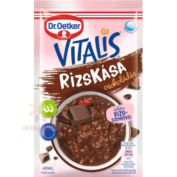 Obrázek pro Dr.Oetker Vitalis Rýžová kaše čokoláda (52g)