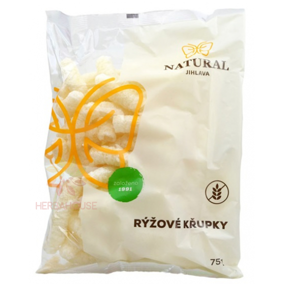 Obrázek pro Natural Bezlepkové Rýžové křupky natur (75g)