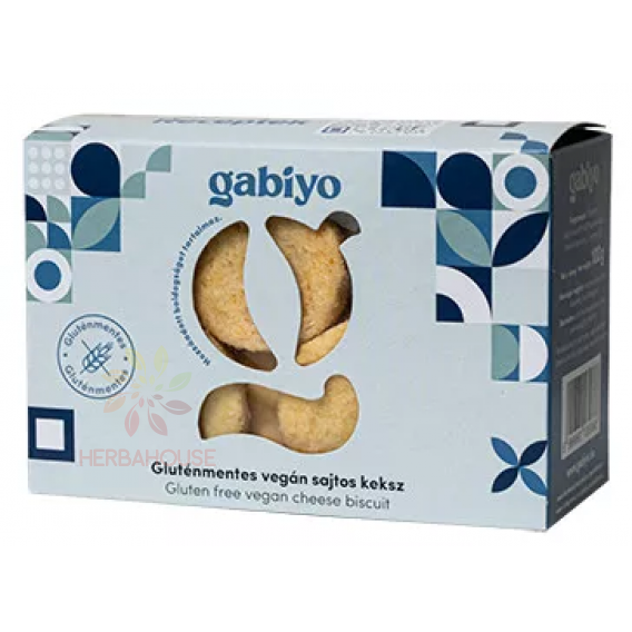 Obrázek pro Gabiyo Vegan Bezlepkové chrumkavé syrové sušienky (100g) 