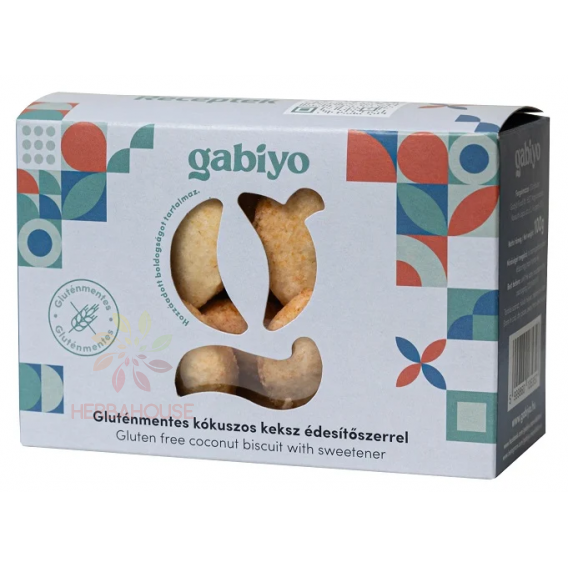 Obrázek pro Gabiyo Bezlepkové kokosové sušenky se sladidly (100g)