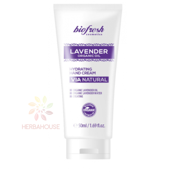 Obrázek pro Biofresh Lavender Hydratační krém na ruce s organickým levandulovým olejem (50ml)