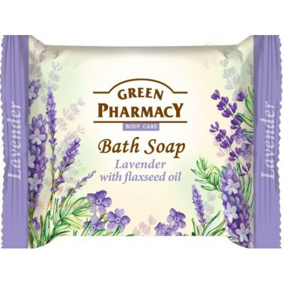 Obrázek pro Green Pharmacy Mýdlo s levandulí a lněným olejem (100g)