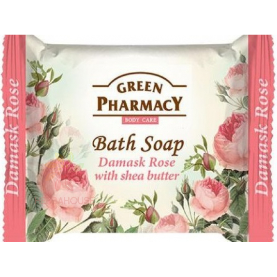 Obrázek pro Green Pharmacy Mýdlo s damašskou růží a bambuckým máslem (100g)