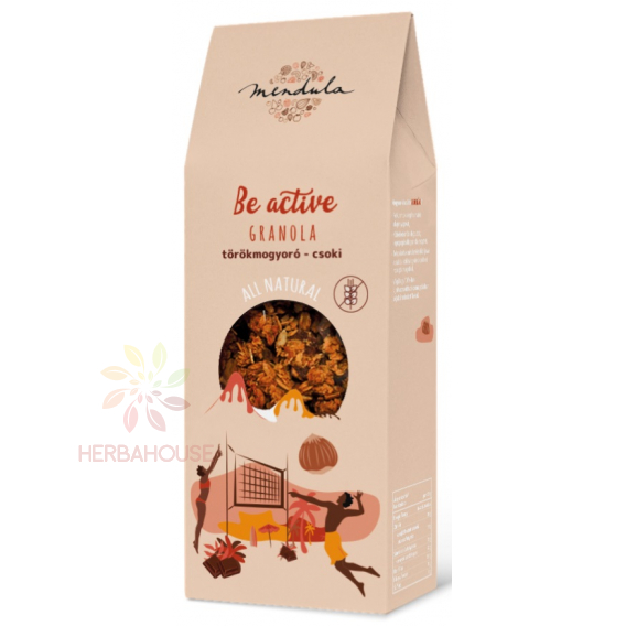 Obrázek pro Mendula Be Active Bezlepková granola - lískové ořechy a čokoláda (250g)