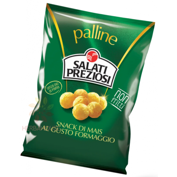 Obrázek pro Salati Preziosi Palline Extrudovaný kukuřičný snack s příchutí sýra (110g)