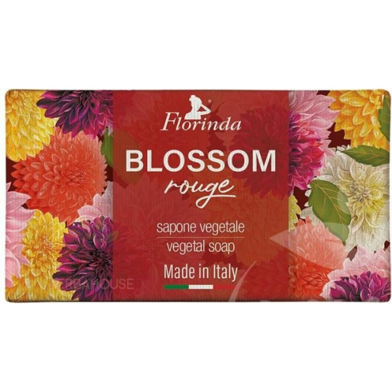 Obrázek pro Florinda Blossom Rouge Rostlinné mýdlo červený květ (100g)