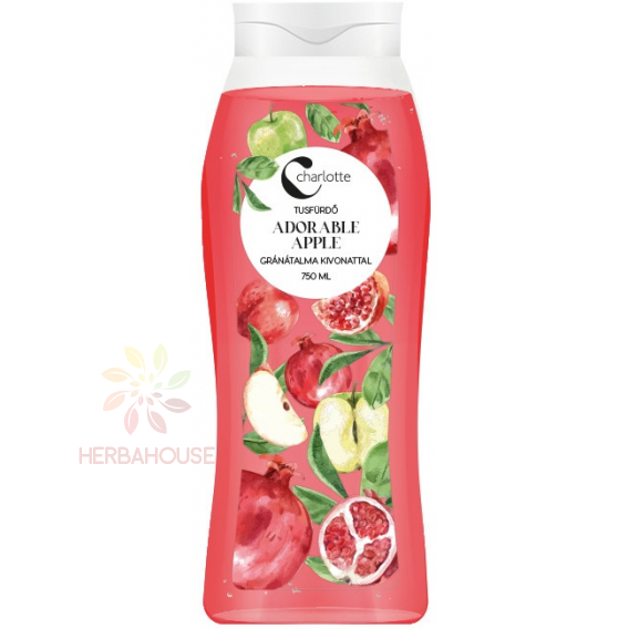 Obrázek pro Charlotte Adorable Apple Sprchový gel s extraktem z granátového jablka (750ml)